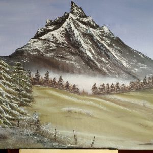 Obraz olejny – Widok na górę 50/40