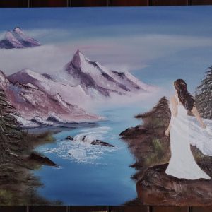 Obraz olejny – Nostalgicznie 50cm/40cm